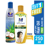 Picture of Parachute Hair Oil Advansed Aloe Vera Enriched Coconut 250ml (FREE Parachute SkinPure Olive Oil 200ml)