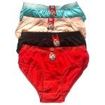 Picture of 4 Pack Cotton Breathable Knickers Panty for Women - Multicolor - Panty